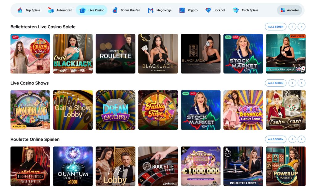 rooli casino games